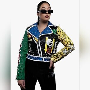 Crybaby Moto Jacket - Sz: M - Fashion Coat Jacket Street Wear